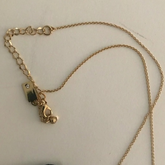 kate spade Jewelry Kate Spade Gold Pav Masquerade Mask Necklace